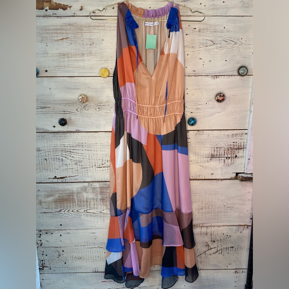 Rebecca Minkoff Dress Tan Multi